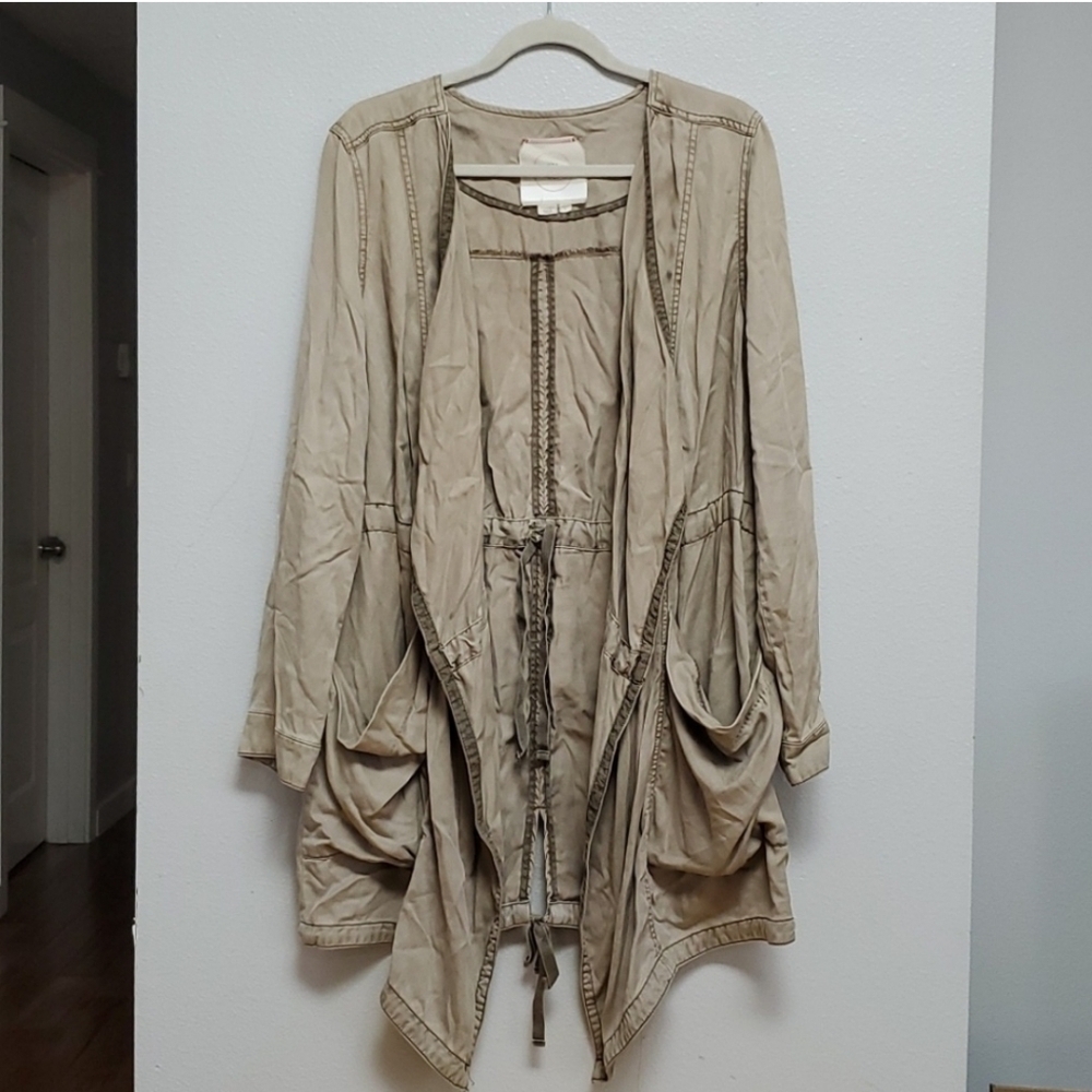 Hei Hei Anthropologie waterfall utility cardigan